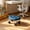 Blue-C, variant on BadyminCSL Round Plastic Low Stool with Swivel Casters, Movable Rolling Seat for Living Room Home Kitchen Office, Space-Saving Sturdy Small Chair
