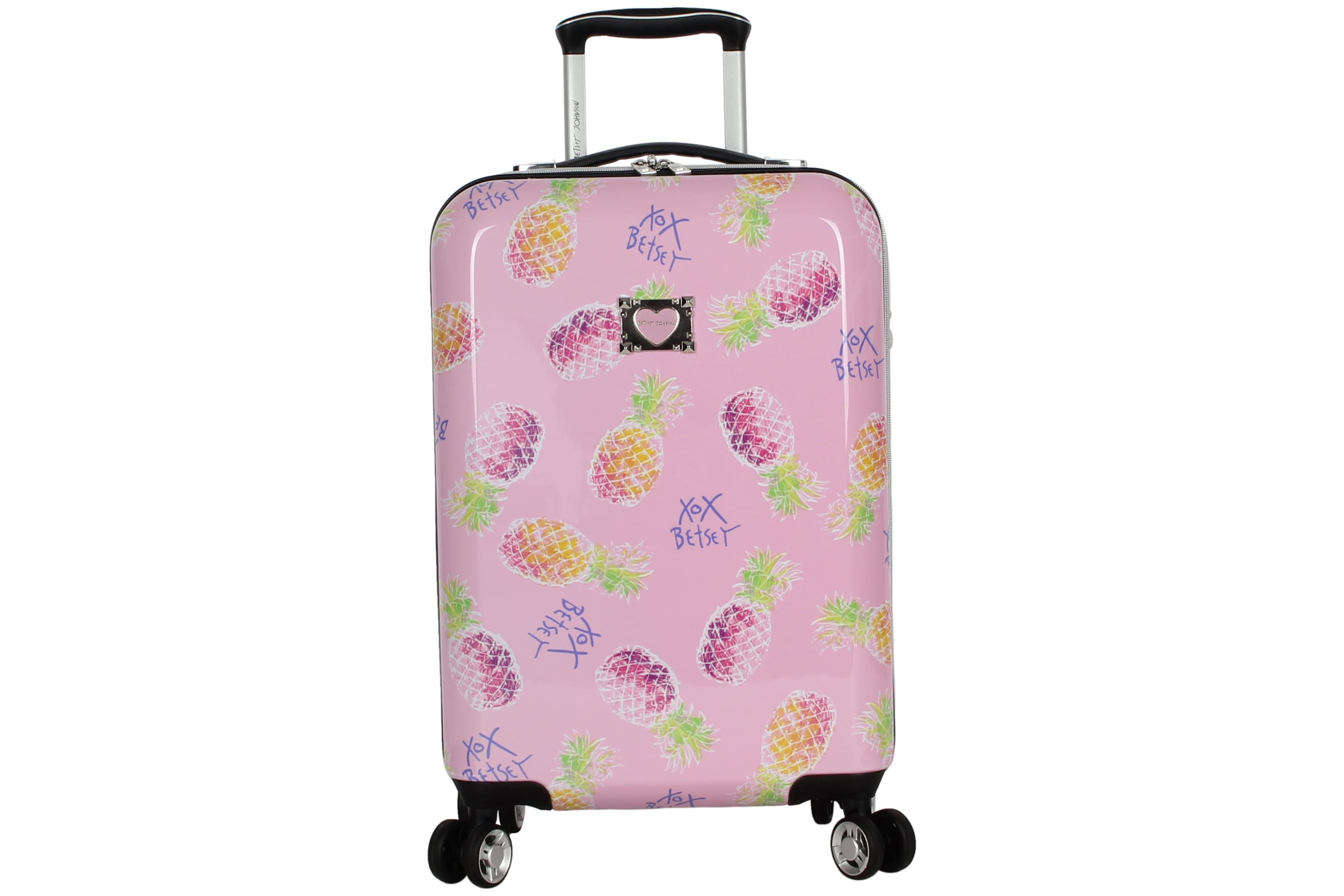 Betsey Johnson Designer 20 inch Carry on Luggage Hardside Luggage 