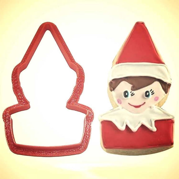Cute Elf Cookie Cutter 4.25 in