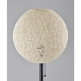 thumbnail image 5 of Adesso Havana 68" Dark Bronze Floor Lamp with Off-White Paper Rattan Globe Shade, 5 of 10