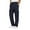 Navy, variant on Men's Casual Knit Pants with Drawstring Waist and Cargo Pockets for Everyday Comfortable Wear Work Pants for Men Solid Casual Outdoor Pants Straight Type Trousers