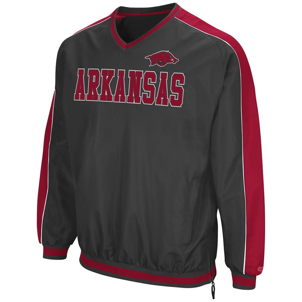Mens Arkansas Razorbacks Attack Line Wind Breaker Jacket by Colosseum