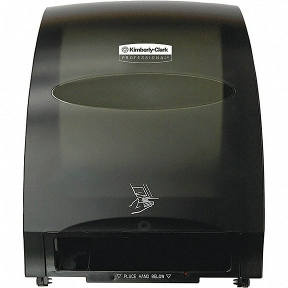 Scott 48857 Paper Towel Dispenser: 15.76" OAH, 12.7" OAW, 9.572" OAD, Smoke