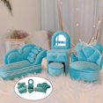 thumbnail image 2 of Chic Jewelry Storage Case for Girls Women Box small Rings Necklace 1 Set Peacock Blue, 2 of 8