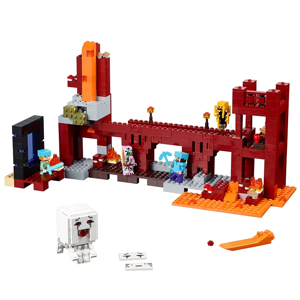 LEGO Minecraft The Skeleton Attack 21146 457 Pieces Walmart