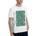 thumbnail image 2 of Bingfone Jungle Animals Men'S Loose Fit Short-Sleeve Pocket T-Shirt, 2 of 7