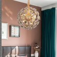 thumbnail image 4 of New LED Gold K9 Crystal Modern Led Chandelier Living Room Bedroom Luxury Interior Lighting My Lux Decor Round, 4 of 7
