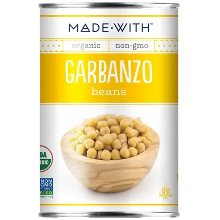 Pack of 12, Made With Organic Garbanzo Beans, 15 oz