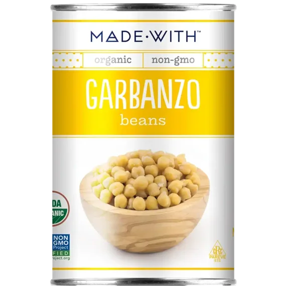 Pack of 12, Made With Organic Garbanzo Beans, 15 oz