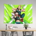 thumbnail image 3 of My Hero Academia Tapestry, Anime Wall Poster Art, Wall Tapestry For Bedroom Living Room Dorm Room, Wall Hanging For Festival Party Events Background Photography Backdrop, 60x40 Inch, 3 of 9