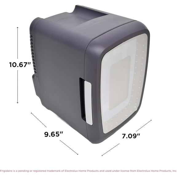 Beverage Refrigerator with LED Lights, Portable Cooler for Gaming, Skincare &