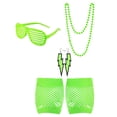 thumbnail image 4 of Wosthever 1 Juego de disfraces de fantasía estilo Retro temático 80s trajes cómodos misteriosos accesorios de Cosplay ropa de propósito Type2 NO2, 4 of 6