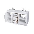 thumbnail image 6 of Elegant Lighting VF29060DLO Chase 60" Free Standing Double Basin Vanity Set - Wood, 6 of 7