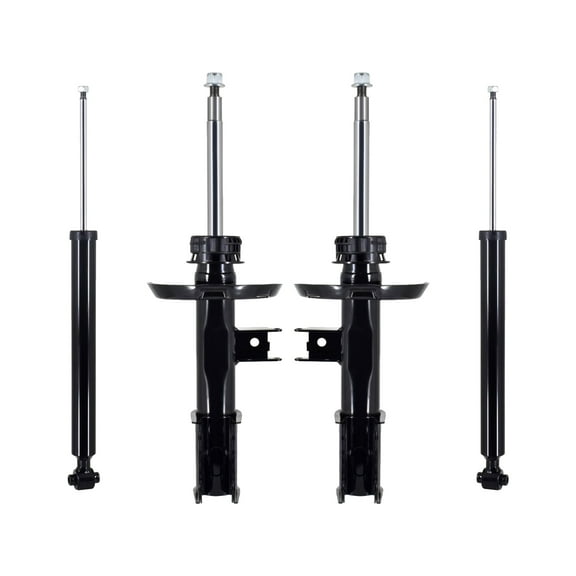 Set of 4 Front Suspension Strut-Rear Shock For 2014-2018 Mercedes-Benz CLA250 Monotube Performance Upgrade