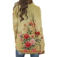 thumbnail image 6 of BEFOKA Women's Lightweight Longer Length Open-Front Long-Sleeve Sweater Floral Print Oversized Cardigans Summer Mesh Long Flowy Kimonoes Cardigans Beach Cover Up Tops Long Flowy Going Out top S_5X, 6 of 6