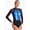 Royal Blue, variant on YEAHDOR Womens Rhinestone Figure Skating Leotard Mesh Long Sleeve Rhythmic Gymnastics Acrobatics Bodysuit Royal Blue S
