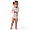 thumbnail image 3 of Modern Moments by Gerber Baby Girl Long Sleeve Onesies Bodysuits, 3-Pack (Newborn - 12M), 3 of 9