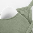 thumbnail image 4 of Gytharion Women's Ribbed Sports Bras Solid Color Wide Straps Flexible Support Seamless Bras Workout Comfort Wireless Bras, 4 of 7
