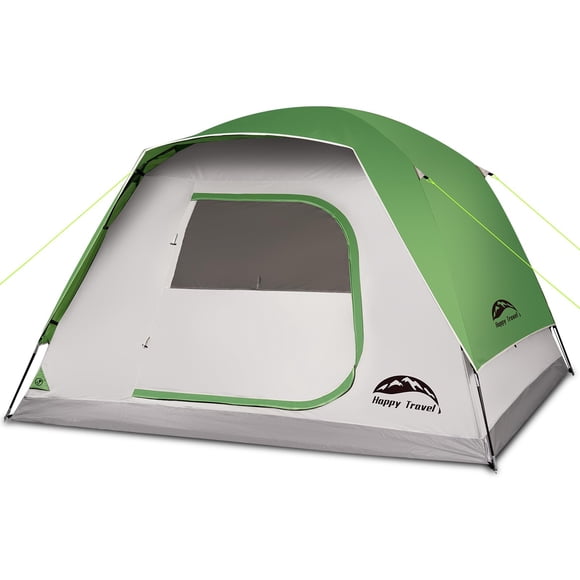 Tienda de campaña Happy Travel Dome para 4/6 personas, impermeable