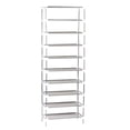 thumbnail image 3 of SalonMore 10 Tier Shoe Rack Space Saving Stand Cabinet Storage Organizer,Black, 3 of 8