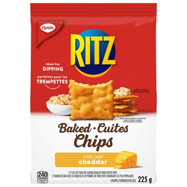 Chips Ritz À Saveur De Cheddar, 200 G