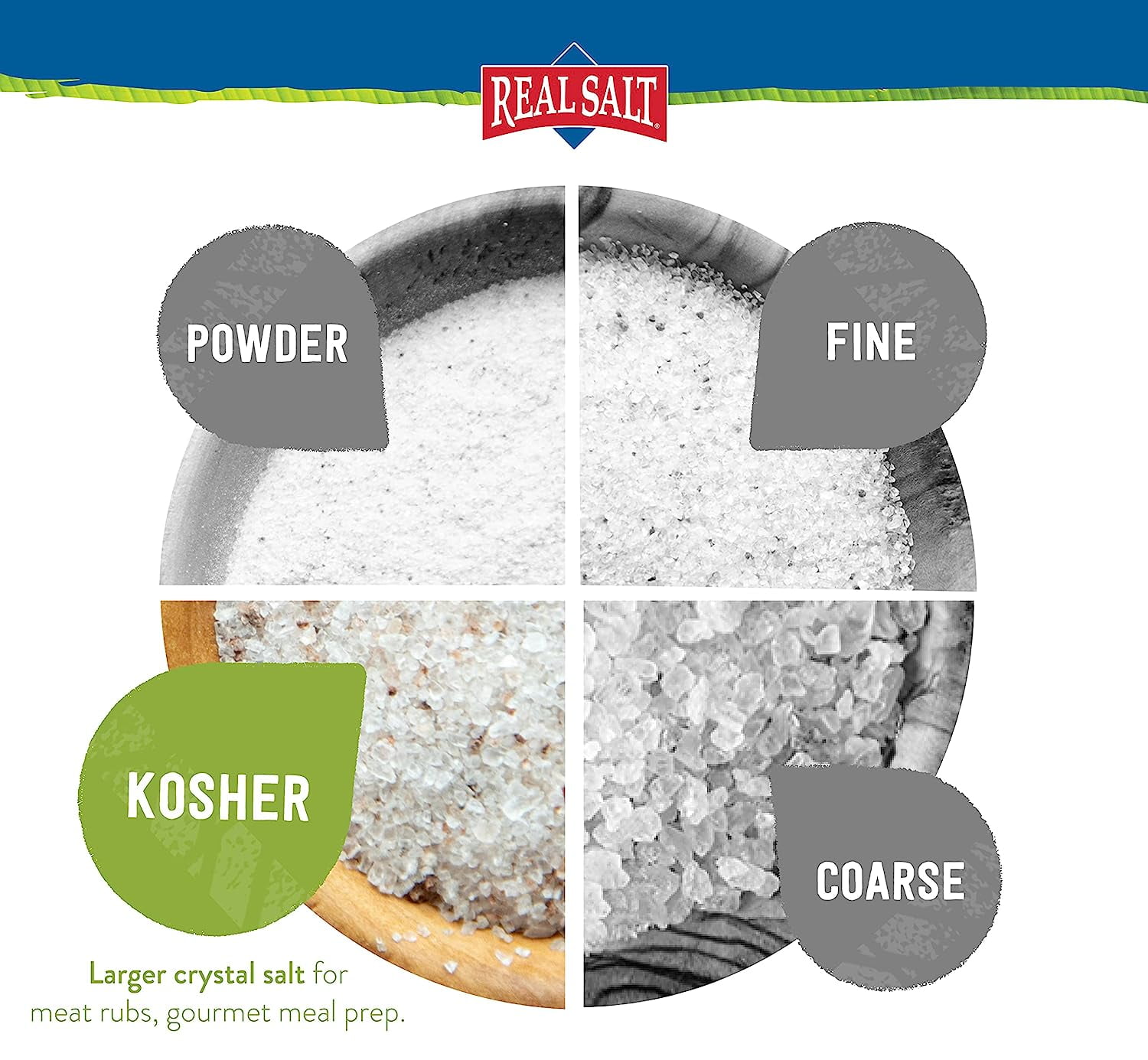 Redmond Trading Company, Real Salt Ancient Kosher Sea Salt, 10 oz Pack of 3