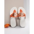 thumbnail image 4 of opean And American Style Plus Size Women's Metal Large Disc Sandals With Toe Ring And Open Toe, Fashionable Slippers For Casual And Beach Outfits I, 4 of 4