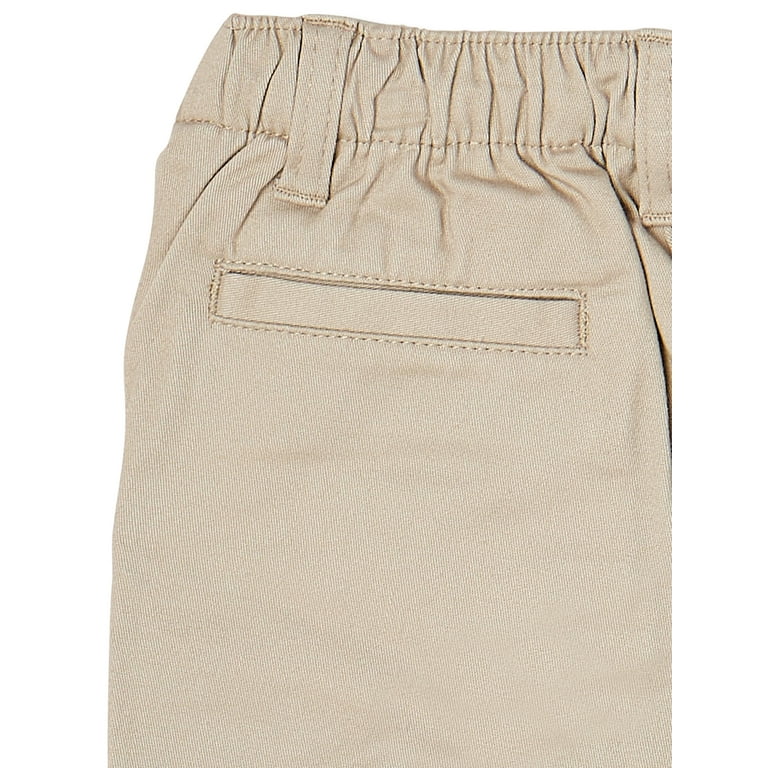 【WONDER WONDER】Hiro Ribbon Pocket Wide Cotton Pants Wonder Nation Toddler Girls School Uniform Pull-On Pants