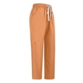 thumbnail image 7 of Garbnen Athletic Scrub Set for Women Stretch V-Neck Scrub Tops for Women Fitted & Yoga Jogger Scrub Pants Nursing Uniform with Pockets, 7 of 7