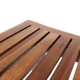 thumbnail image 2 of Rutledge & King Teak Shower Bench - Indoor/Outdoor Shower Stool - Luna, 2 of 5