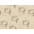 thumbnail image 1 of Ahgly Company Indoor Rectangle Patterned Moccasin Beige Area Rugs, 2' x 3', 1 of 6