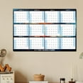 thumbnail image 3 of Ruroz 2025 Desk Calendar, 12 Month Desk Calendar/Wall Calendar Combo, 17" x 12", January 2025-December 2025, Highlight Holidays, Planning Calendar, Thick Paper, 3 of 5