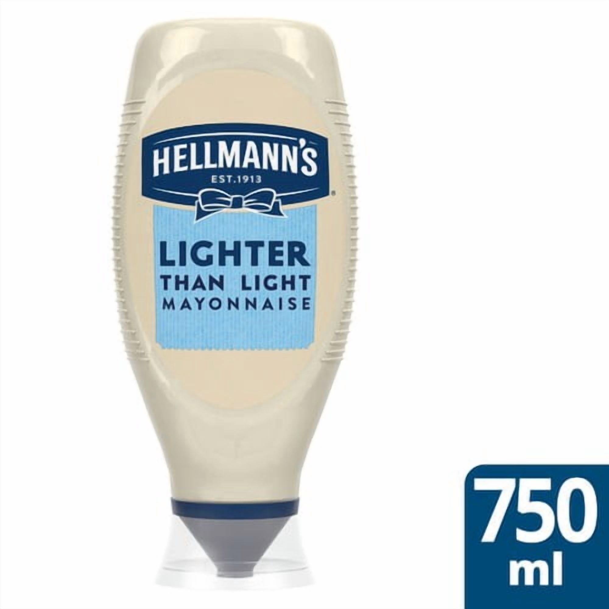 Hellmann's Lighter than Light Mayonnaise 750g, British Import (Pack of 2)