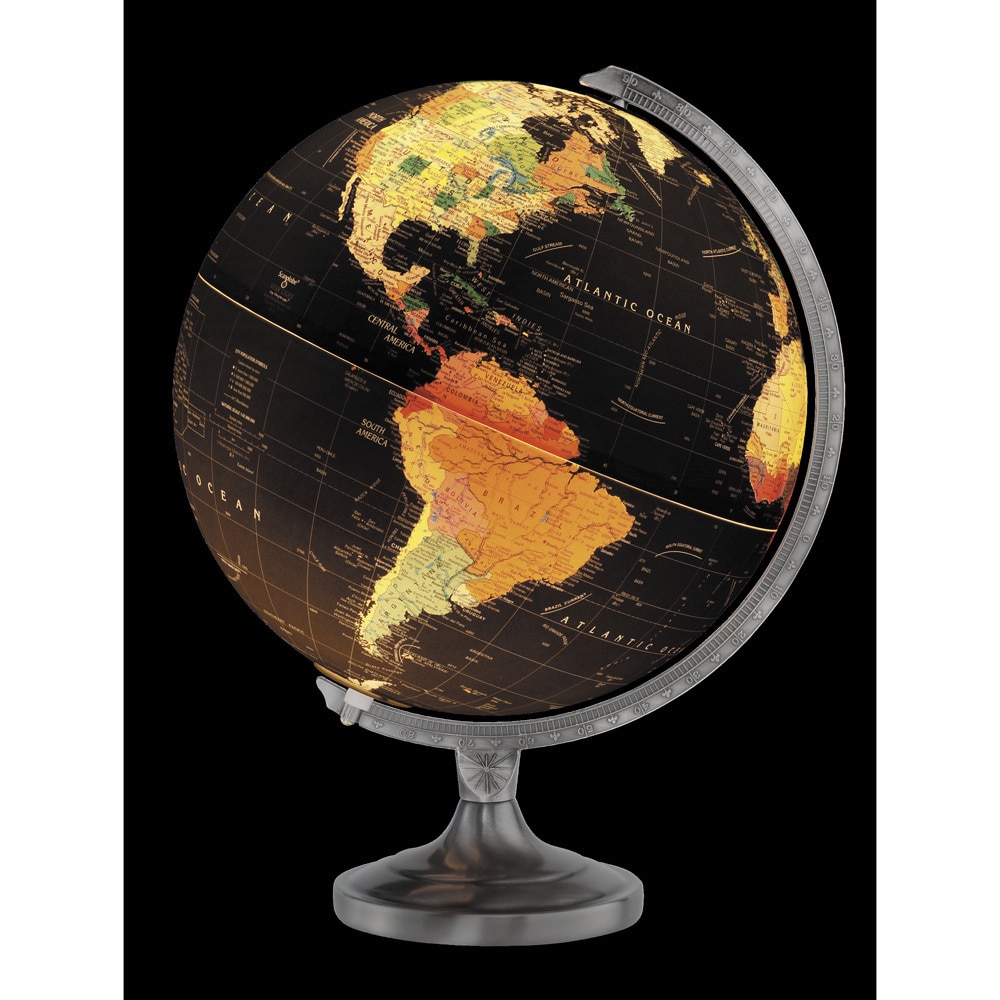 Herff Jones Orion Illuminated Desktop World Globe - image 3 of 3