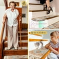 thumbnail image 6 of Carpet Stair Treads for Wooden Steps Indoor Light Gray Non Slip Self Adhesive Stairway Carpet Reusable Staircase Step Treads Edging Stair Rugs Runner for Kids and Pets, 6 of 8