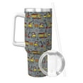 thumbnail image 2 of Bingfone Funny Construction for 40 Oz Stainless Steel Travel Mug Double Wall Water Coffee Cup for Home,Office, Outdoor Works Great for Ice Drinks and Hot Beverage, 2 of 8