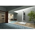thumbnail image 7 of ANZZI Llano Series 56 in. Wall Mounted Full Body Shower Panel in Black, 7 of 7