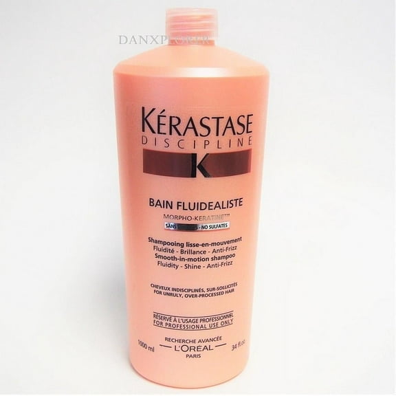 KERASTASE DISCIPLINE BAIN FLUIDEALISTE WASH SULFATE FREE 1000 ml / 34 oz