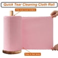 thumbnail image 5 of Beartech 80 Pack Microfiber Kitchen Towels Cleaning Cloth Roll,Lint Free Rags & Tear Away Reusable Towels,Washable Shop Rags,Ultra Absorbent Dish Rags for Car Kitchen Window Garage-Pink, 5 of 8