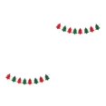 thumbnail image 4 of Bearachild Celebre la Navidad, fiesta festiva y elegante, banderines, regalos de Navidad, decoración, árbol de Navidad multicolor multicolor árbol de Navidad 2Conjunto, 4 of 6