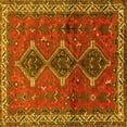 thumbnail image 1 of Ahgly Company Indoor Square Persian Yellow Traditional Area Rugs, 5' Square, 1 of 4