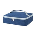 thumbnail image 1 of Bolsa Térmica Bolsa Porta Alimentos Bolsa Bento Bolsa de Comida Reutilizable con Aislante Térmico y Bolsillo Separado Adecuada para Oficina Escuela Pi, 1 of 9