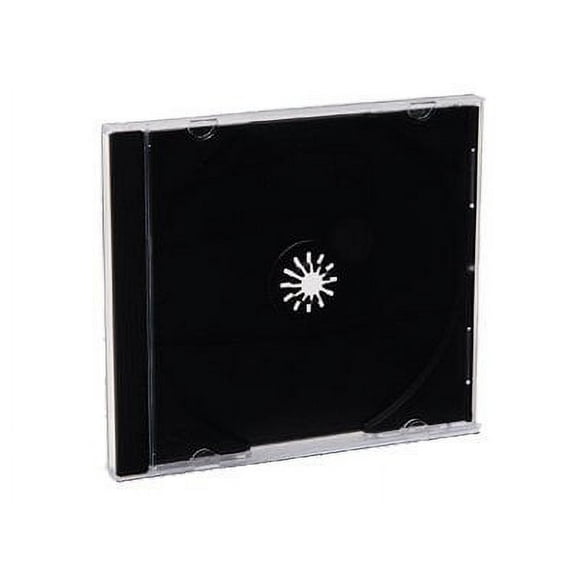 Storage Media Storagecasecd-dvdjewelblacktray200pk