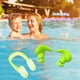 thumbnail image 2 of Deportes Acuáticos Tapones para los oídos de natación de silicona suave Juego de pinzas para la nariz Tapones para los oídos insonorizados (verde) Ehuebsd Para Estrenar, 2 of 8