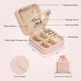 thumbnail image 4 of Personalized Jewelry Boxes, Cute Pink Travel Gifts, Graduation Essentials for Women, 4 of 7