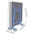 thumbnail image 2 of Ping Pong Table Protective Cover, All Weather Protection 210D Polyester, Black, Wind Resistant, UV Protected, Easy to Clean, 2 of 5