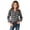 Black, variant on Girls' Plaid Button Down Shirts Lightweight Soft Henley Long Sleeve Tops Relaxed Fit Casual Fall Regular Shoulder Blouses 12-14 Years