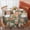 Pioneer Flower Floral, variant on Pioneer Flower Floral Print Pattern Round Tablecloth 60 X 60 Inch, Wrinkle Resistant Wipeable Table Cloth for Kitchen Dining Picnic Patio Party
