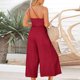 thumbnail image 5 of Mono de una pieza para mujer estilo bohemio pierna ancha sin mangas ajuste holgado traje de vacaciones FLhrweasw Nuevo, 5 of 7