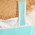 thumbnail image 4 of Girls One Piece Swimsuits Retro Square Neck Bathing Suits Teen Girl Swim Suit Kids Padded Swimwear, 4 of 6